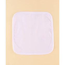 Babyhug 100% Cotton Knit Baby Gift Set With Teddy Bear Print - White