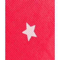 Babyhug Cotton Knit Full Sleeves Co-ords Night Suit With Star Print - Red