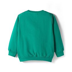 Babyhug Cotton Knit Full Sleeves Sweatshirts With Text Graphics Pack of 2 - Green & Yellow