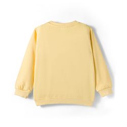 Babyhug Cotton Knit Full Sleeves Sweatshirt with Unicorn Graphics - Yellow