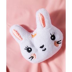 Babyhug Woven Full Sleeves Hooded Jacket with Frill Detailing Cinched Waist & Kitty Applique - Pink