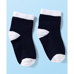 Cute Walk by Babyhug Knit Anti Bacterial Ankle Length Socks With Stripes & Star Design Pack of 3 - Multicolor