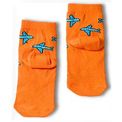 Cute Walk by Babyhug Knit Anti Bacterial Ankle Length Socks With Vehicle Design Pack of 3 - Multicolor