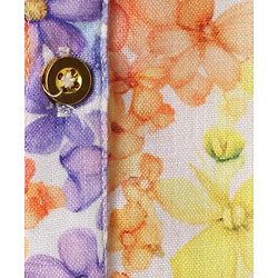 Babyhug Woven Full Sleeves Kurta Pajama Set With Floral Print - Multicolour
