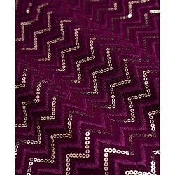 Babyhug Woven Full Sleeves Kurta Pajama Set with Sequin Detailing - Maroon