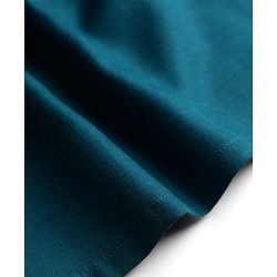 Babyhug Cotton Woven Full Sleeves Kurta Pajama Set with Brocade Jacket - Teal Blue
