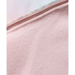 Babyhug Woven Full Sleeves Hooded Jacket with Crown Detailing - Pink & Light Blue