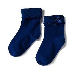 Cute Walk by Babyhug Knit Ankle Length Socks with 3D Bow Applique Pack of 3 - Multicolor