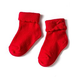 Cute Walk by Babyhug Knit Ankle Length Socks with 3D Bow Applique Pack of 3 - Multicolor