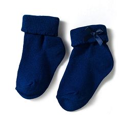 Cute Walk by Babyhug Knit Ankle Length Socks with 3D Bow Applique Pack of 3 - Multicolor