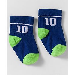 Cute Walk by Babyhug Knit Anti Bacterial Ankle Length Designed Socks  Pack of 3 - Multicolor