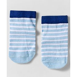Cute Walk by Babyhug Knit Anti Bacterial Ankle Length Socks With Animal Design Pack of 3 - Multicolor