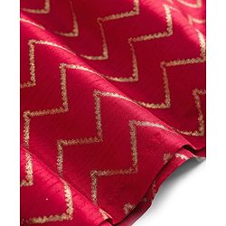 Babyhug Georgette Woven Full Sleeves Printed Kurta Dhoti Set - Maroon