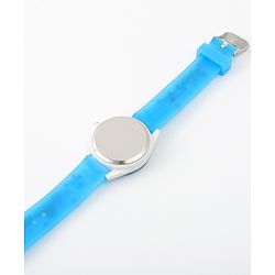 Babyhug Free Size Analog Watch with Car Print - White & Black