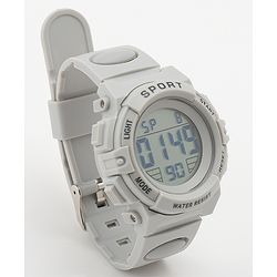 Babyhug Free Size Solid Digital Watch - Black