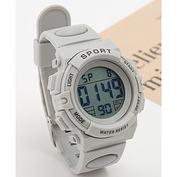 Babyhug Free Size Solid Digital Watch - Black