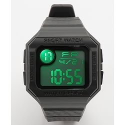 Babyhug Free Size Digital Watch - Dark Grey