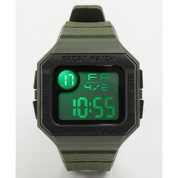 Babyhug Free Size Digital Watch - Dark Grey