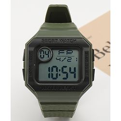 Babyhug Free Size Digital Watch - Dark Grey