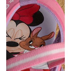 Cute Walk by Babyhug Disney Back Strap Flip Flops With Mickey & Minnie Print - Blue & Pink