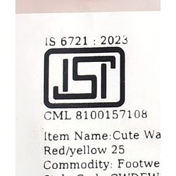 Cute Walk by Babyhug Disney Back Strap Closure Flip Flops With Mickey Mouse Print - Red & Yellow