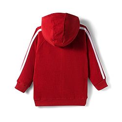 Babyhug Waffle Knit Premium Light Gauge Terry Full Raglan Sleeves Hooded  T-Shirt & Lounge Pant Set With Text Print - Maroon