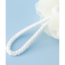 Babyhug Bath Sponge/Loofah with Ducky Applique - Beige