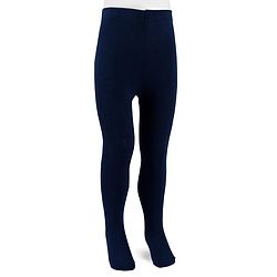 Cute Walk By Babyhug Antibacterial Footed Solid Color Tights - Navy Blue