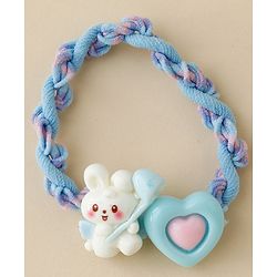 Babyhug Hair Pins And Clips  With Bunny Applique Free Size - Light Blue