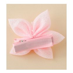 Babyhug Free Size Bow & Butterfly Clips Set of 10 - Light Blue