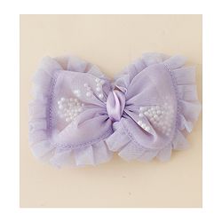 Babyhug Free Size Floral & Bow Applique Hair Accessories Combo Sets - Pink