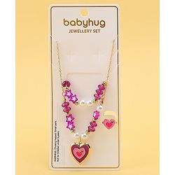 Babyhug Jewellery Set Free Size - Purple & White