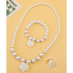 Babyhug Jewellery Set Free Size - White