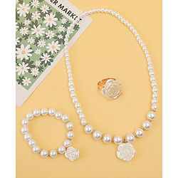 Babyhug Jewellery Set Free Size - White