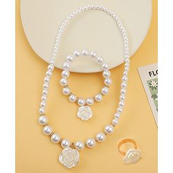 Babyhug Jewellery Set Free Size - White