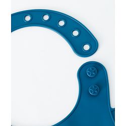 Babyhug Adjustable Silicone Bib for Toddlers - Beige Orange Tiger Print| Soft & BPA-Free| 5-Gear Neck Adjustment| Easy to Clean| Crumb Catcher| Roll-able Travel-Friendly