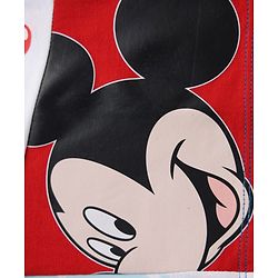 Babyhug Disney Single Jersey Knit Full Sleeves Polo T-Shirt with Mickey Mouse Graphics - Blue & White