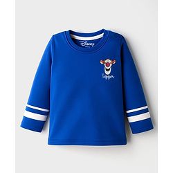 Babyhug Disney Single Knit Jersey Full Sleeves T-Shirts with Front & Back Winnie & Tigger Graphics Pack of 2 - Red & Blue