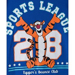 Babyhug Disney Single Knit Jersey Full Sleeves T-Shirts with Front & Back Winnie & Tigger Graphics Pack of 2 - Red & Blue