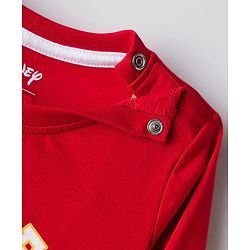 Babyhug Disney Single Knit Jersey Full Sleeves T-Shirts with Front & Back Winnie & Tigger Graphics Pack of 2 - Red & Blue