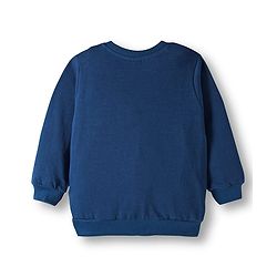 Babyhug Disney Terry Knit Full Sleeves Sweatshirt With Mickey & Friends Graphics - Navy Blue