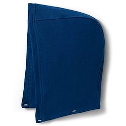 Babyhug Full Sleeves Denim Jacket with Detachable Hood - Blue