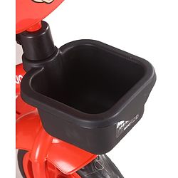 Babyhug Disney Mickey Kids Tricycle with Parental Push Handle- Red & Black| Antislip Pedals| Puncture Proof Wheels| Easy Assembling| Foldable Footrest| Toy for 2 to 5 year| Gifting Option