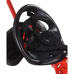 Babyhug Disney Mickey Kids Tricycle with Parental Push Handle- Red & Black| Antislip Pedals| Puncture Proof Wheels| Easy Assembling| Foldable Footrest| Toy for 2 to 5 year| Gifting Option