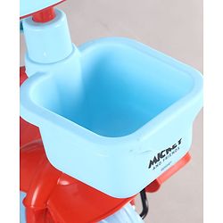 Babyhug Disney Mickey Kids Tricycle with Parental Push Handle- Red & Black| Antislip Pedals| Puncture Proof Wheels| Easy Assembling| Foldable Footrest| Toy for 2 to 5 year| Gifting Option