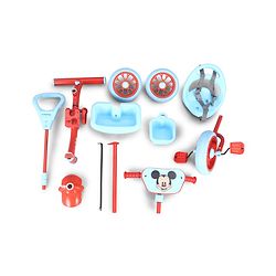 Babyhug Disney Mickey Kids Tricycle with Parental Push Handle- Red & Black| Antislip Pedals| Puncture Proof Wheels| Easy Assembling| Foldable Footrest| Toy for 2 to 5 year| Gifting Option