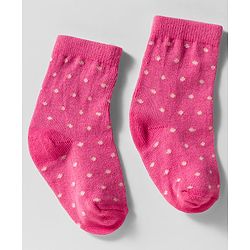 Cute Walk by Babyhug Knit Ankle Length Anti Bacterial Socks with Floral Design Pack of 3 - Navy Blue Pink & White