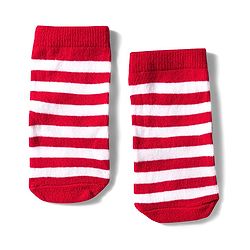 Cute Walk by Babyhug Knit Ankle Length Anti Bacterial Socks with Bear & Star Design Pack of 3 - Brown Navy Blue & Red
