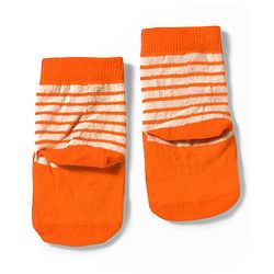 Cute Walk by Babyhug Knit Ankle Length Anti Bacterial Socks with Lion & Tiger Design Pack of 3 -  Brown & Orange