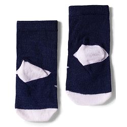 Cute Walk by Babyhug Knit Ankle Length Anti Bacterial Socks with Star & Stripe Design Pack of 3 -Navy Blue white & Red